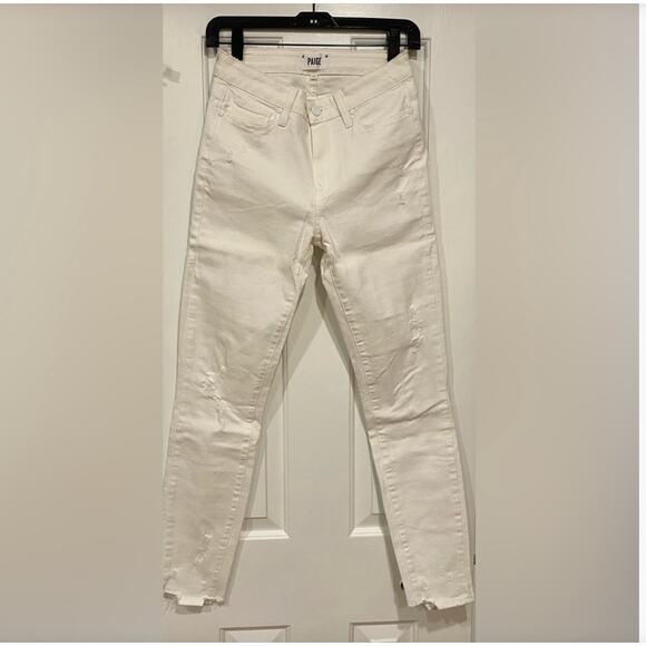 PAIGE Horton Ankle Joxxi Pockets Light Ecru NWT - Picture 8 of 8
